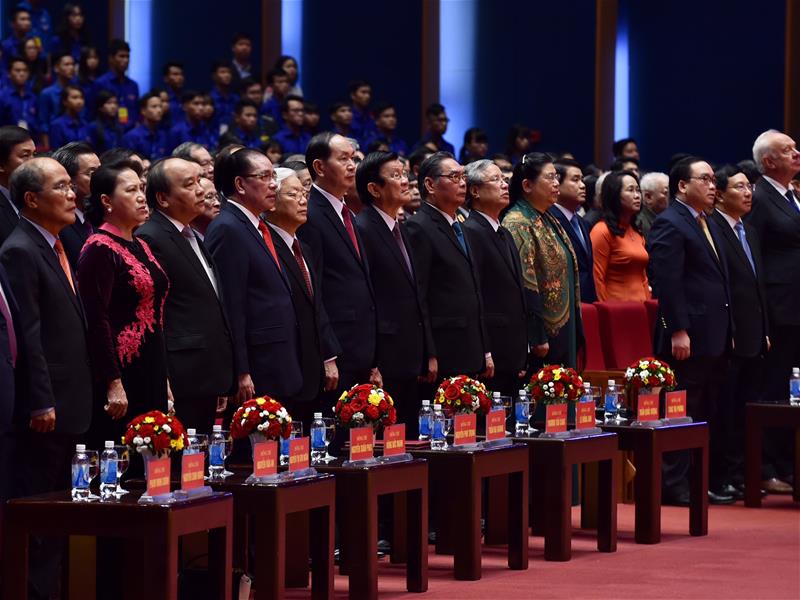 Lãnh đạo Đảng, Nhà nước, MTTQ Việt Nam dự Lễ kỷ niệm_thumb.jpg
